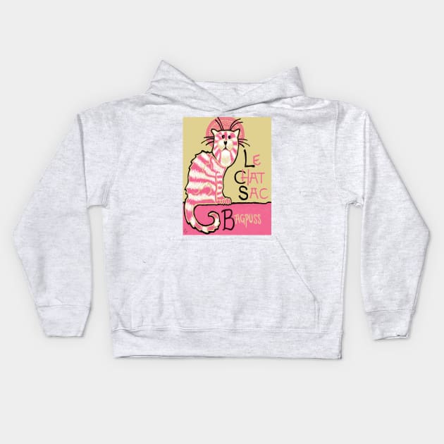 Le Chat Sac Kids Hoodie by SlideRulesYou